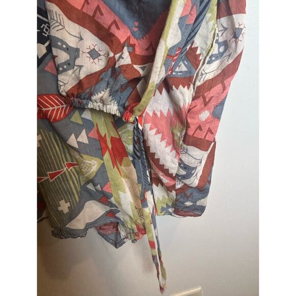 Bucketlist Western Boutique Romper Women Size Large L Long Sleeve - Picture 5 of 9